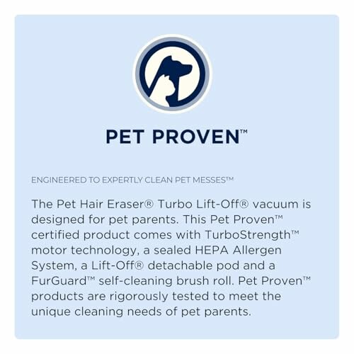 Pet Proven vacuum designed for pet parents